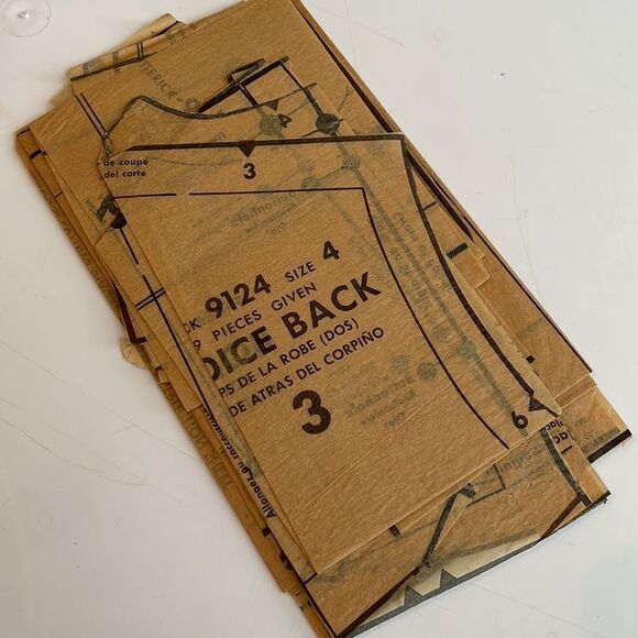 Vtg 50s/60s Butterick girls quick & easy dress sewing pattern - Picture 4 of 4